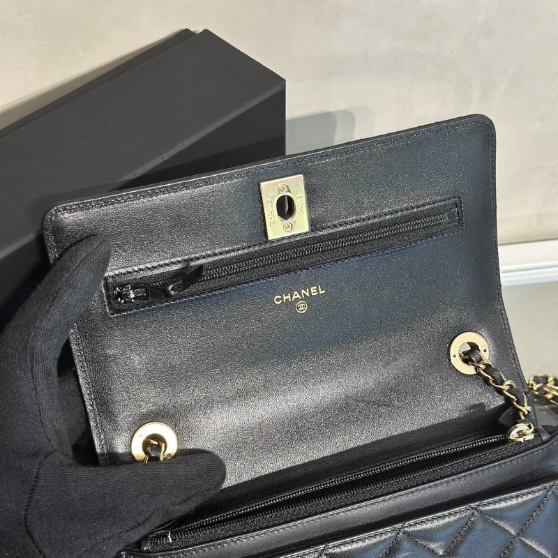 CHANEL Trendy WOC - 黑金-7