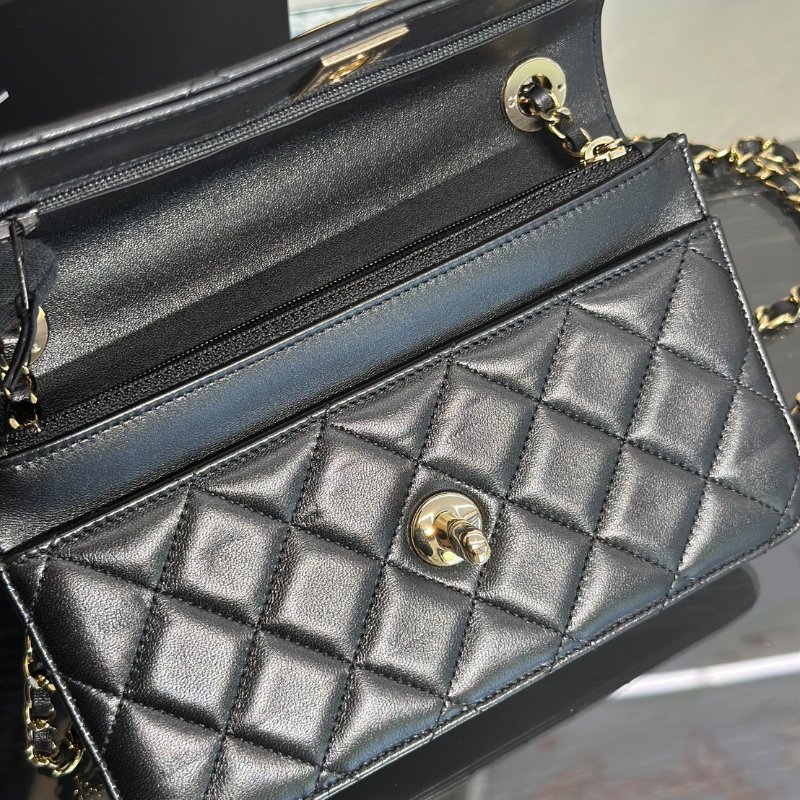 CHANEL Trendy WOC - 黑金-8
