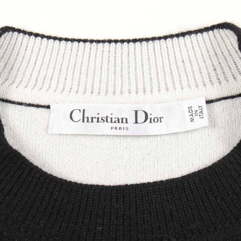 Christian Dior J'ADIOR 8 針織衫 924S55AM009 羊絨黑 二手 #36-2