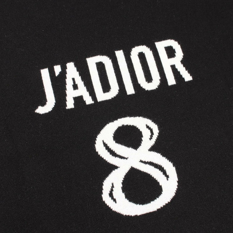 Christian Dior J'ADIOR 8 針織衫 924S55AM009 羊絨黑 二手 #36-6