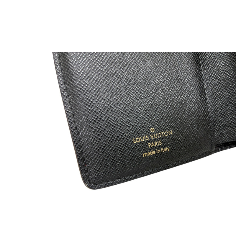 棕色 原花帆布 Juliette 扣式短夾【LOUIS VUITTON LV 路易威登】 M69432-5