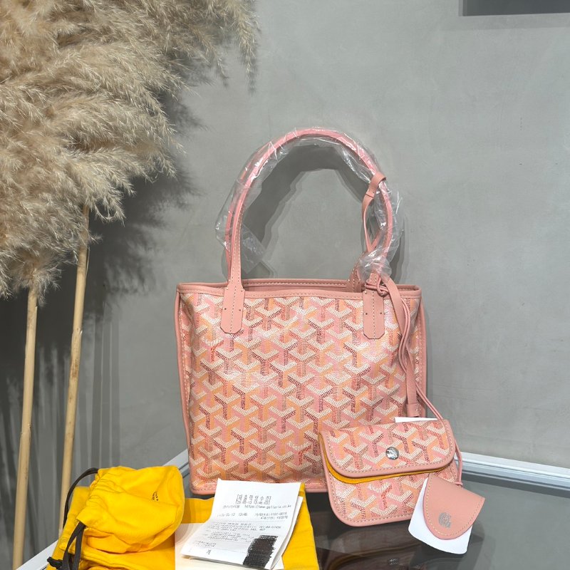 GOYARD 2026限定Anjou Mini Tote - 粉紅-14