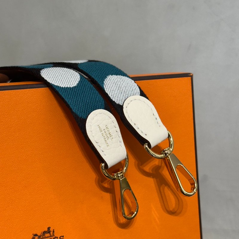HERMES Mini Evelyne - Nata I2 奶油白金配波點背帶 Z-9