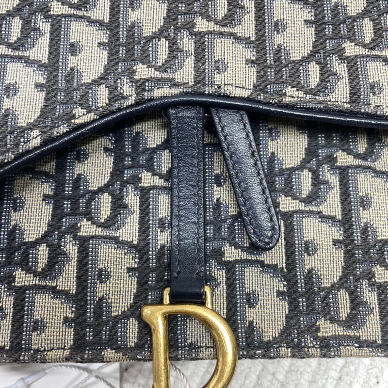 Dior迪奧老花馬鞍woc鏈條包單肩包斜挎包 21年-10