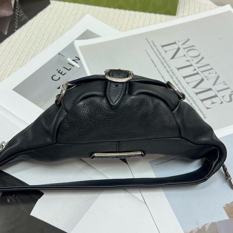Chrome Hearts 克羅心 mini 寶劍拉鍊皮包 男女同款-4