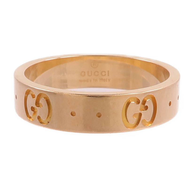 GUCCI 18K玫瑰金Gucci Icon戒指-1