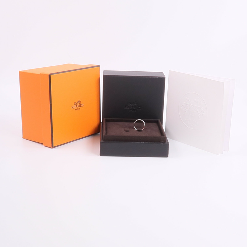 HERMES 18K白金Ever Herakles Ring鑽石戒指-5