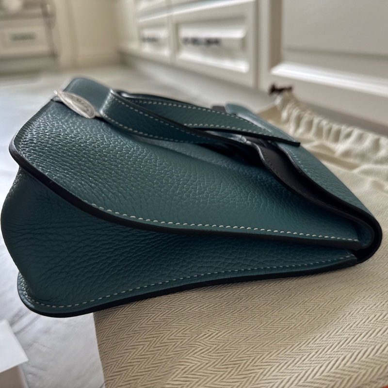 HERMES Halzan25新牛仔藍拼色-3