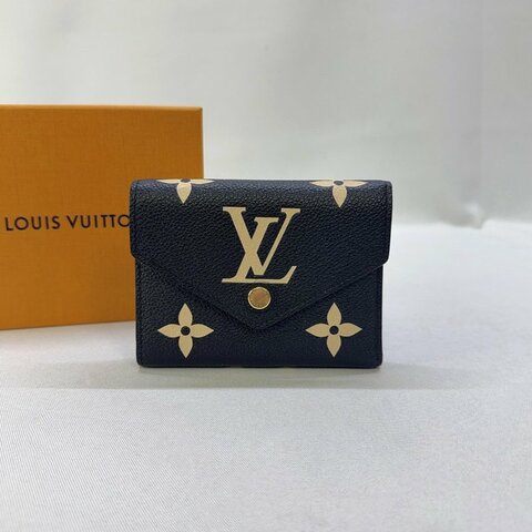 LV Victorine雙色三折短夾