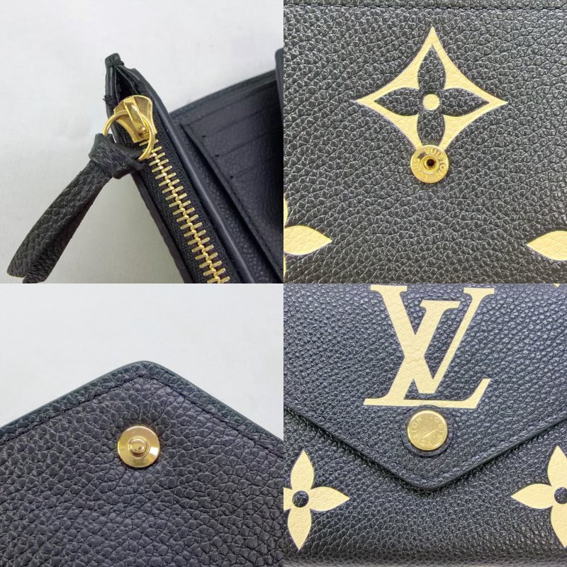 LV Victorine雙色三折短夾-7