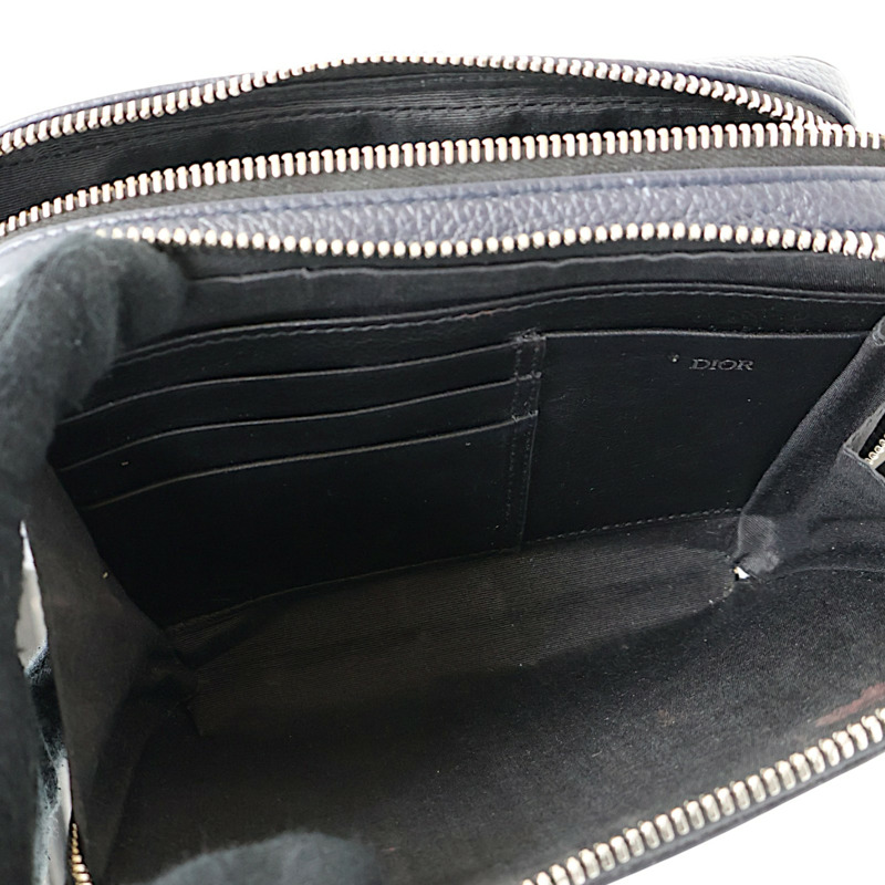 深藍色 牛皮 Shawn Stussy 肩背包【Dior 迪奧】-2