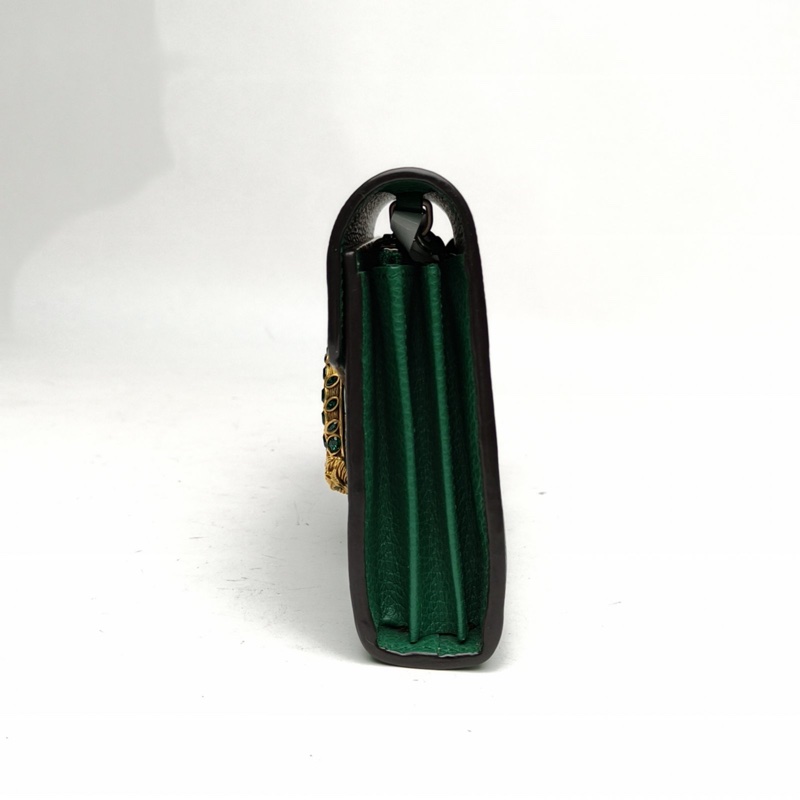 GUCCI Dionysus酒神Woc鑽扣綠色牛皮鑽扣肩背包-1