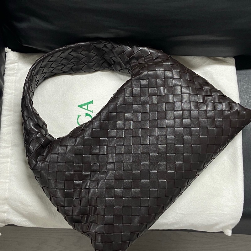 99新Bottega Veneta葆蝶家Hobo腋下包 巧克力色～新款热门-2