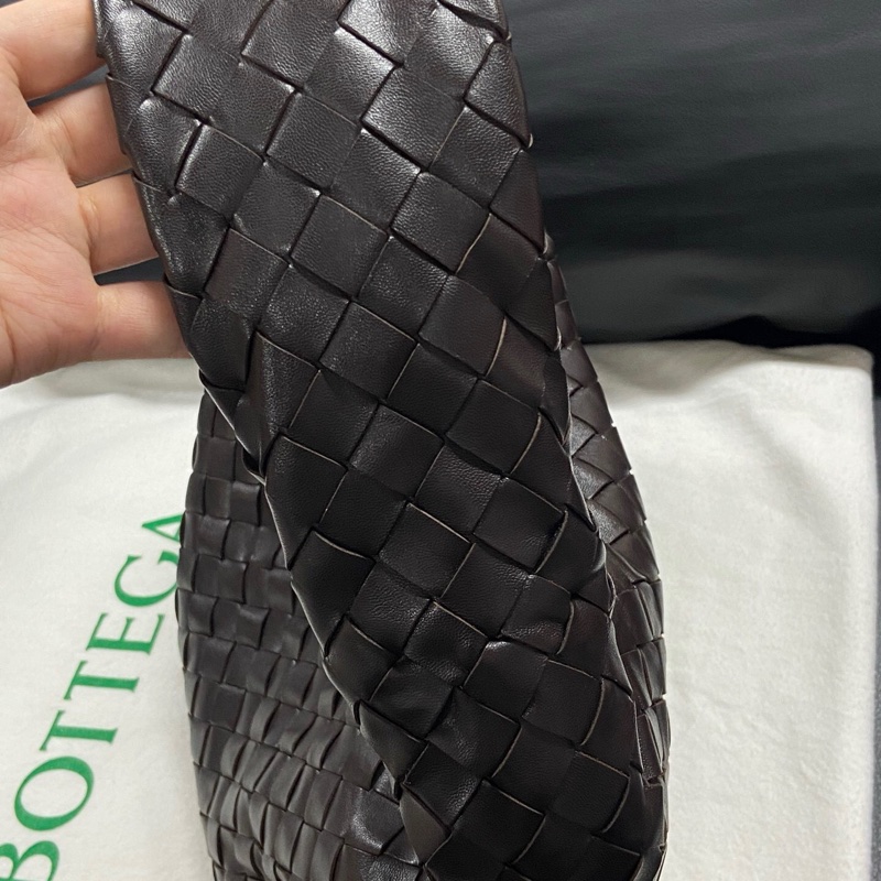 99新Bottega Veneta葆蝶家Hobo腋下包 巧克力色～新款热门-8