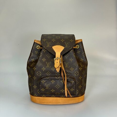 LV M51137  老花Montsouris PM 後背包