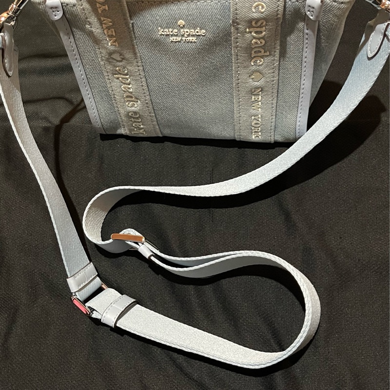 Kate spade 牛仔手提側背包-5