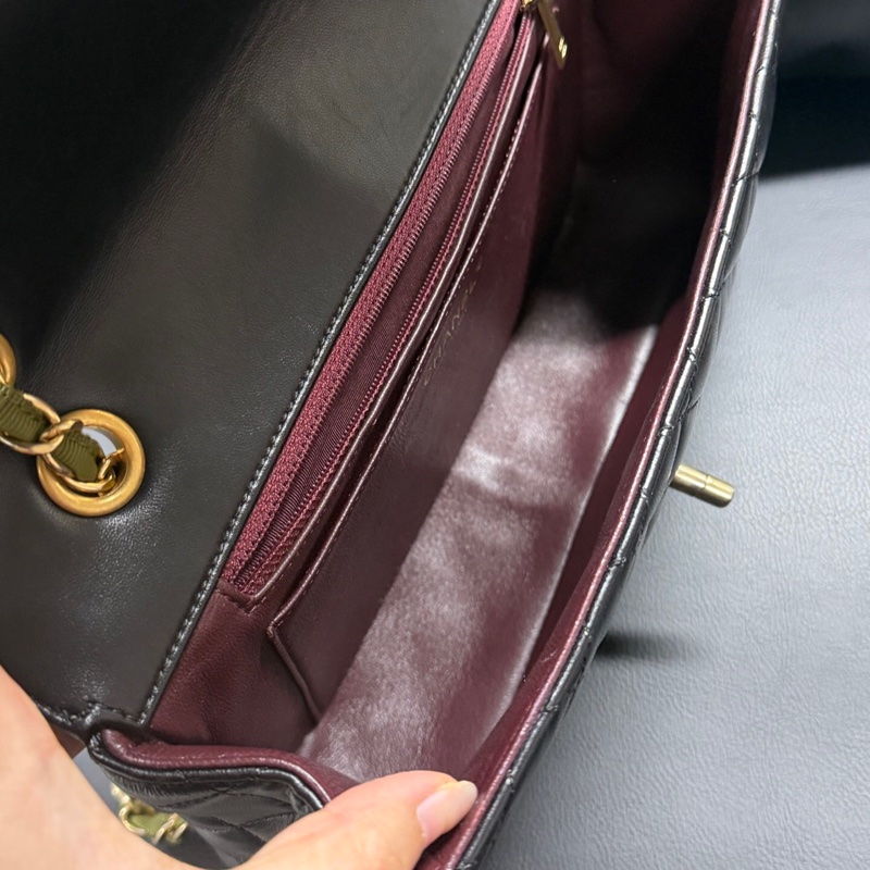 Chanel香奈兒CF拼色鏈條包 尺寸：22*13*5cm-8