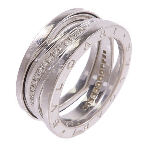 BVLGARI 18K白金B-zero1 Diamonds鑽石戒指