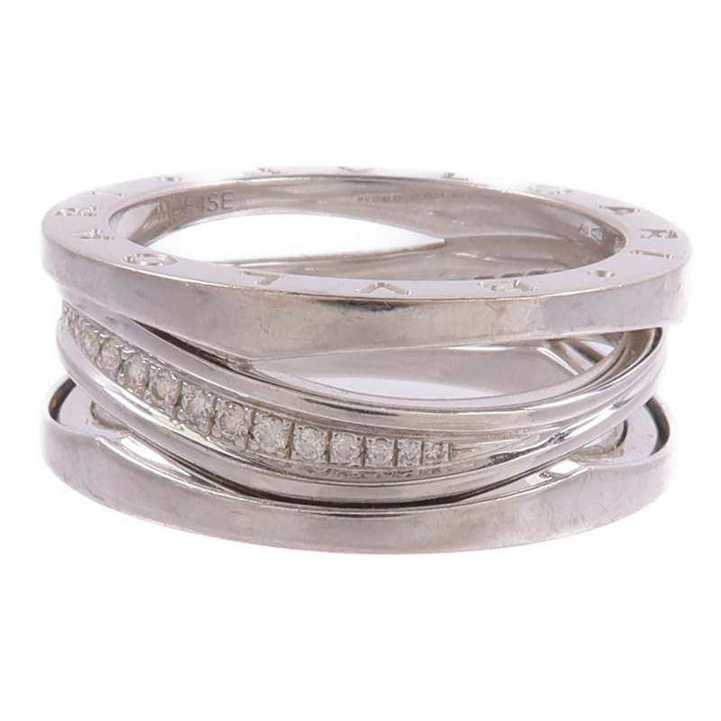 BVLGARI 18K白金B-zero1 Diamonds鑽石戒指-2