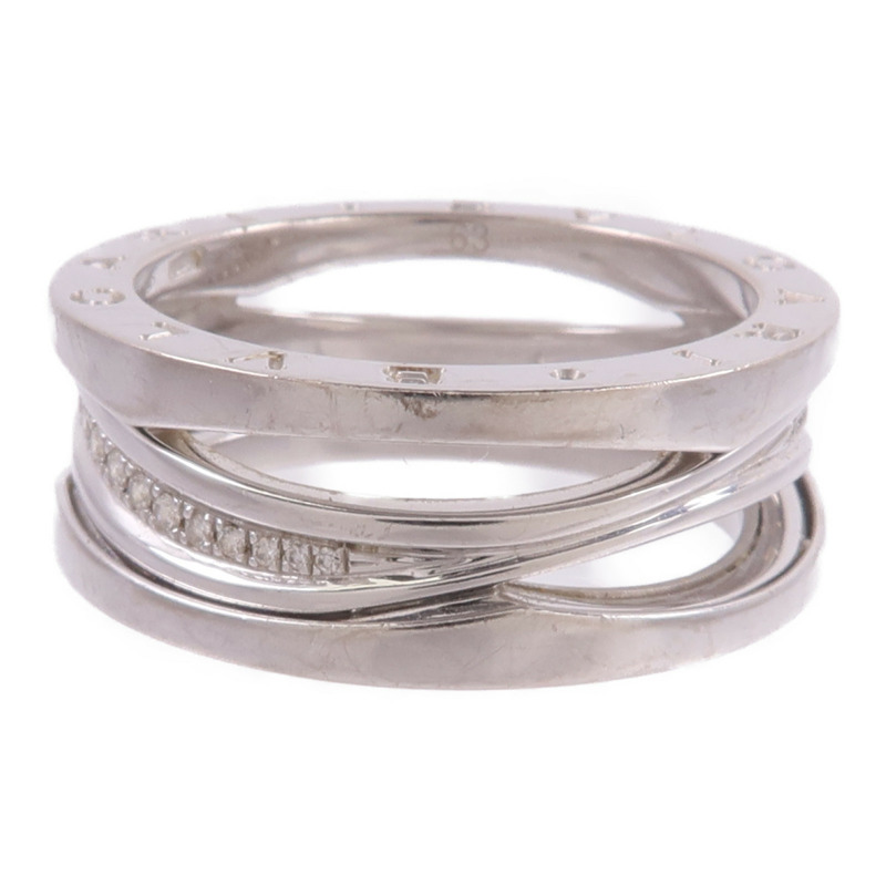BVLGARI 18K白金B-zero1 Diamonds鑽石戒指-3