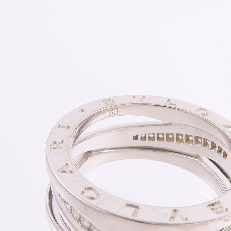 BVLGARI 18K白金B-zero1 Diamonds鑽石戒指-4