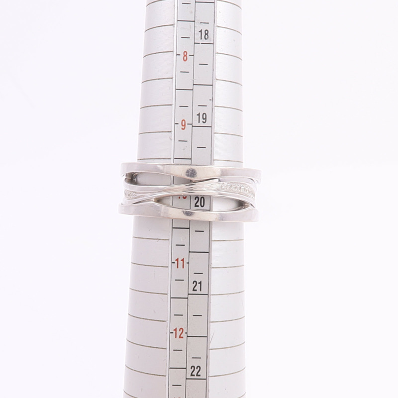 BVLGARI 18K白金B-zero1 Diamonds鑽石戒指-6