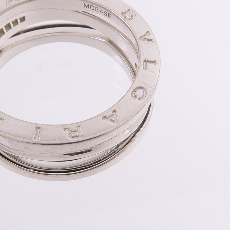 BVLGARI 18K白金B-zero1 Diamonds鑽石戒指-9