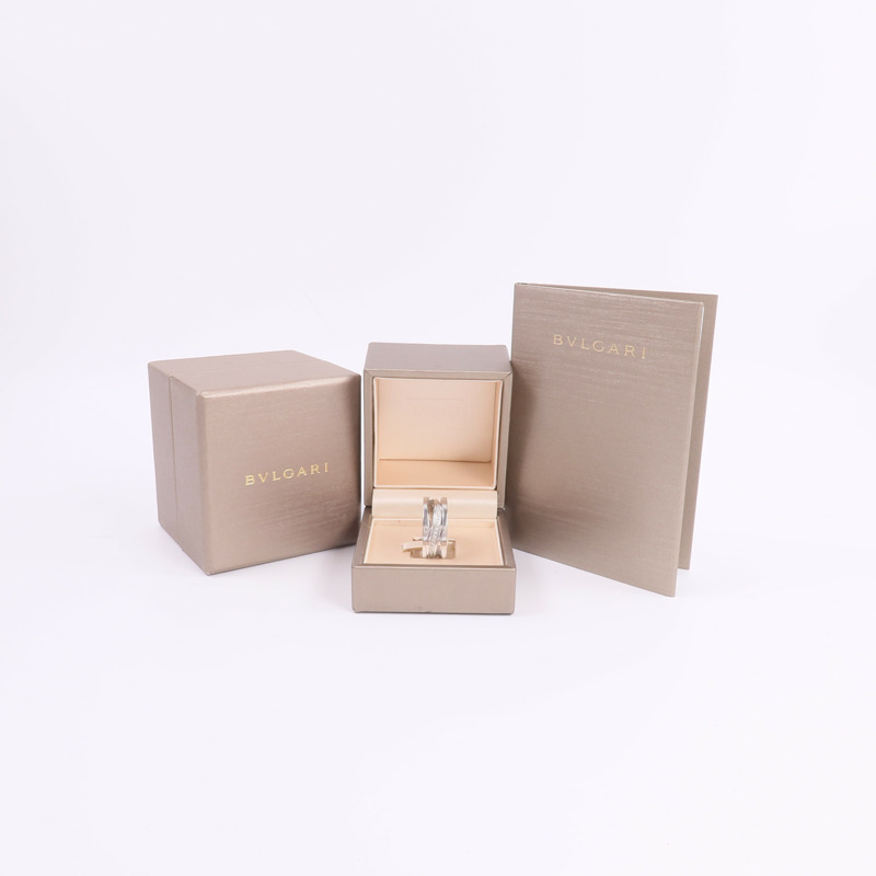 BVLGARI 18K白金B-zero1 Diamonds鑽石戒指-10