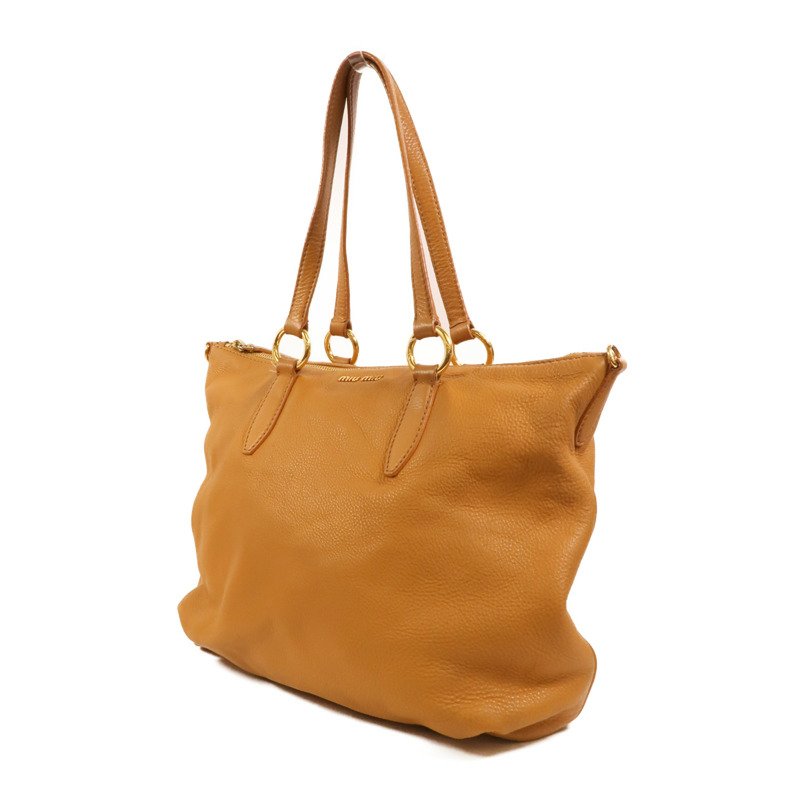 Miu Miu 牛皮皮革Tote Bag手挽肩背兩用袋-2
