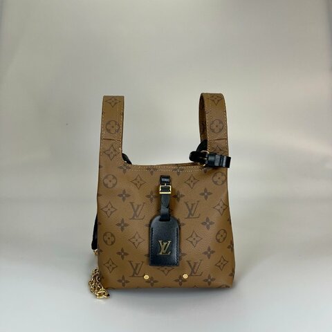 LV M46816/晶片款 老花Atlantis BB菜籃子包