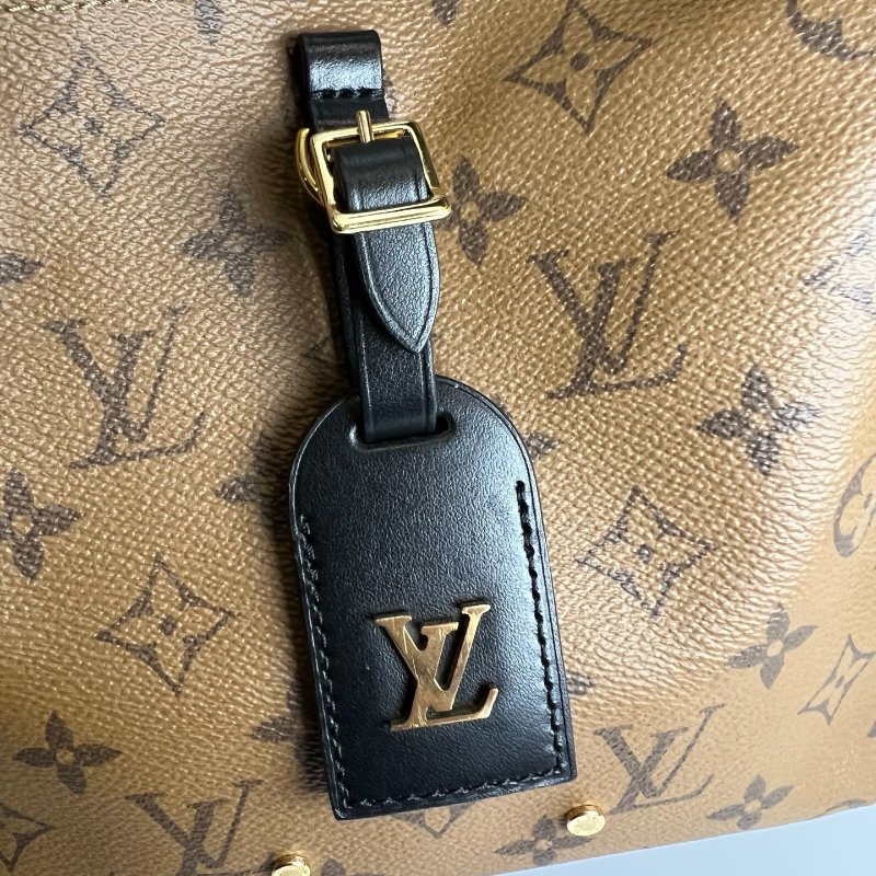 LV M46816/晶片款 老花Atlantis BB菜籃子包-6