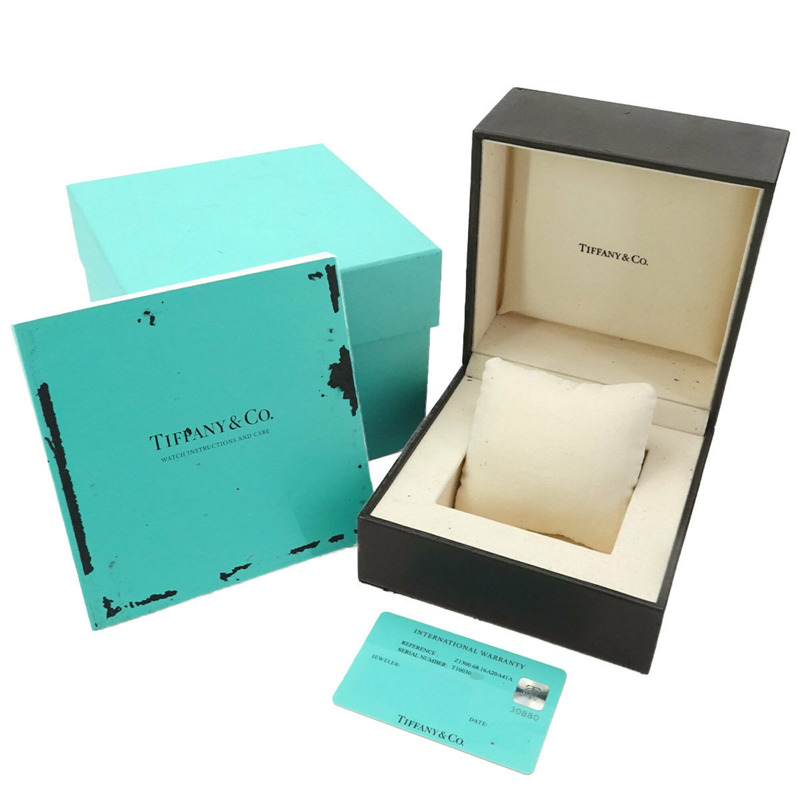 Tiffany Atlas Combination Z1300 68 16A20A41A 女士腕錶 心形日期顯示 白金黃金 自動上鍊-1