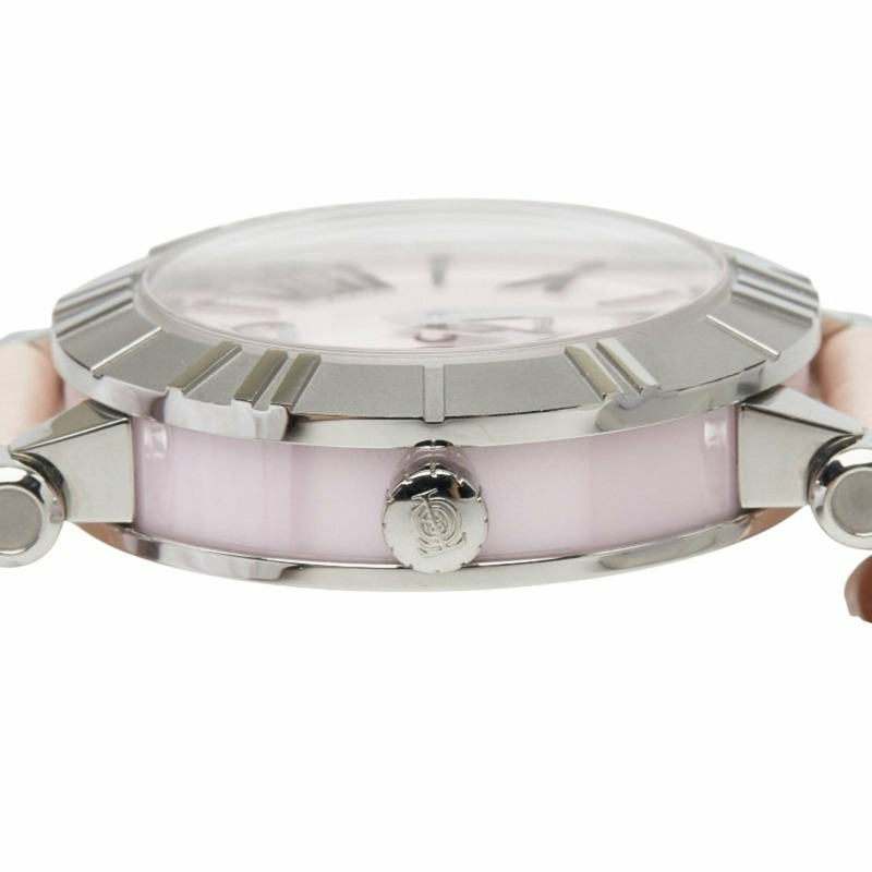 Tiffany & Co.) Atlas 女士腕錶 Z1300.11.11A31A41A 石英粉紅錶盤不鏽鋼皮革陶瓷錶帶-2