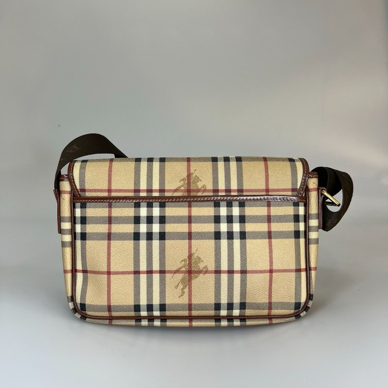 BURBERRY 舊款馬鞍包-1