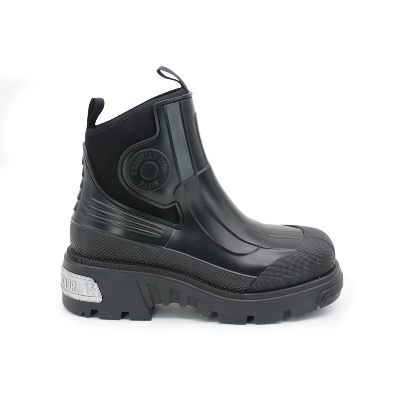 Dior 展示品 Botin Genesis 橡膠中筒靴#35(黑)-1