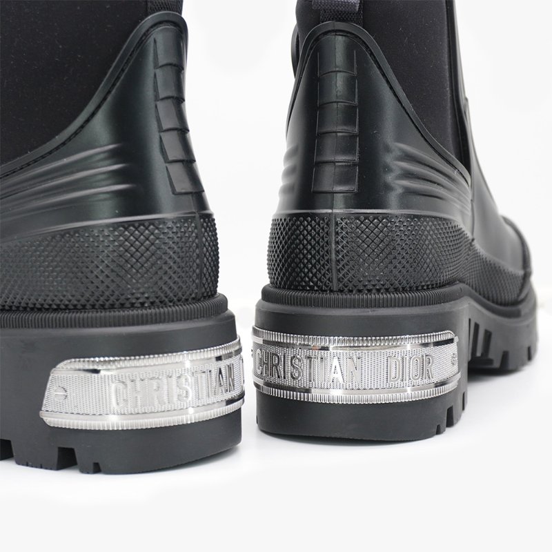Dior 展示品 Botin Genesis 橡膠中筒靴#35(黑)-3