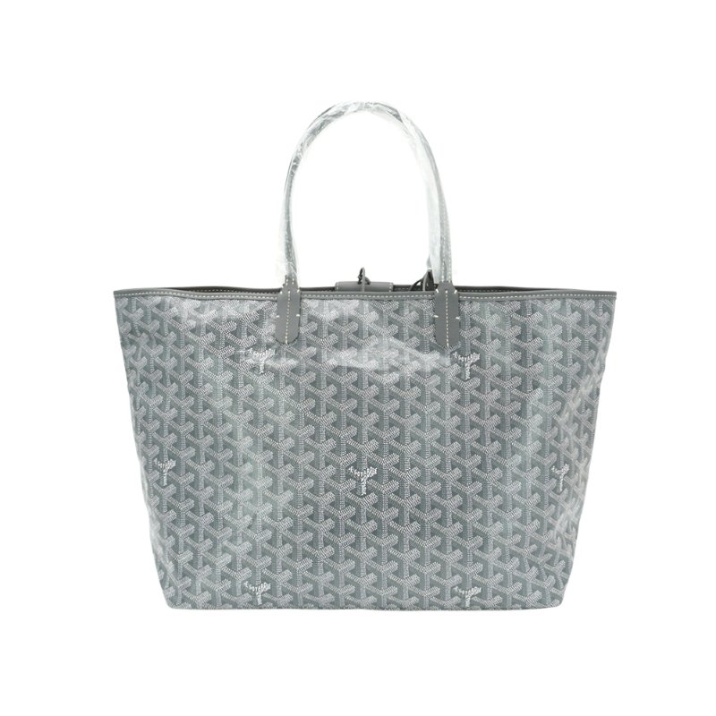 Goyard Saint Louis PM 印花帆布手提托特包(灰)-2