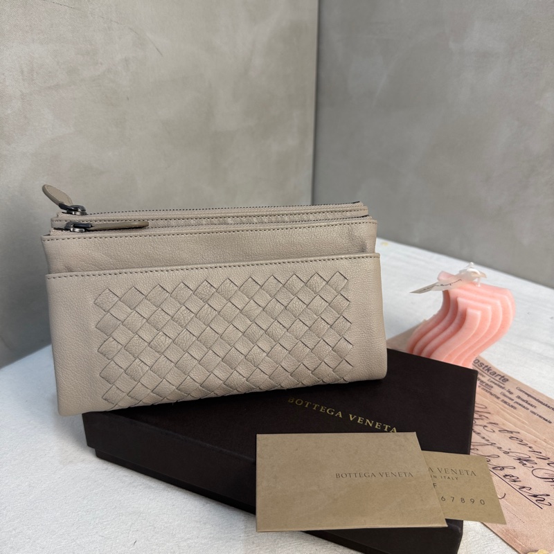 【赫蒂國際精品】𝐁𝐨𝐭𝐭𝐞𝐠𝐚 𝐕𝐞𝐧𝐞𝐭𝐚 編織拉鍊手拿包vintage 二手 中古-2