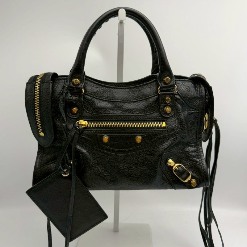 🏷Balenciaga 迷你機車包(黑金)-1