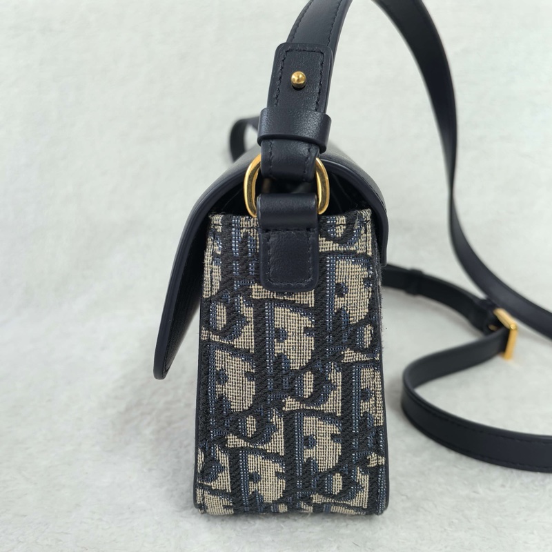 99新 ✨Dior 迪奧 蒙田 30 Montaigne AVE 鏈條包 拼皮老花單肩包斜背包 金扣❤️正品-4