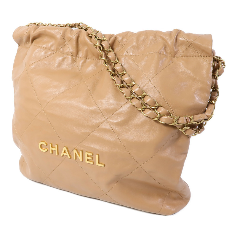 CHANEL 牛皮皮革Chanel 22 Small鏈帶肩背袋-2