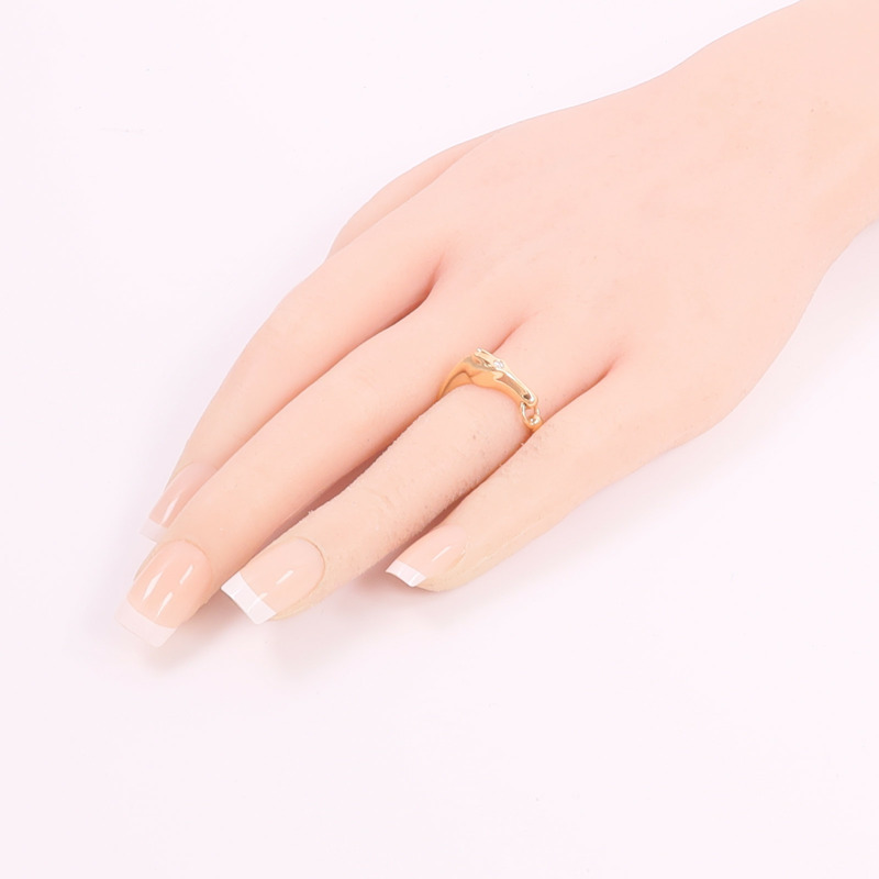 HERMES 18K玫瑰金Galop Ring鑽石戒指-6
