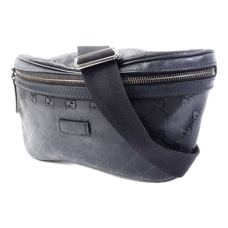 GUCCI 塗層帆布GG Imprime Waist Bag腰包-2