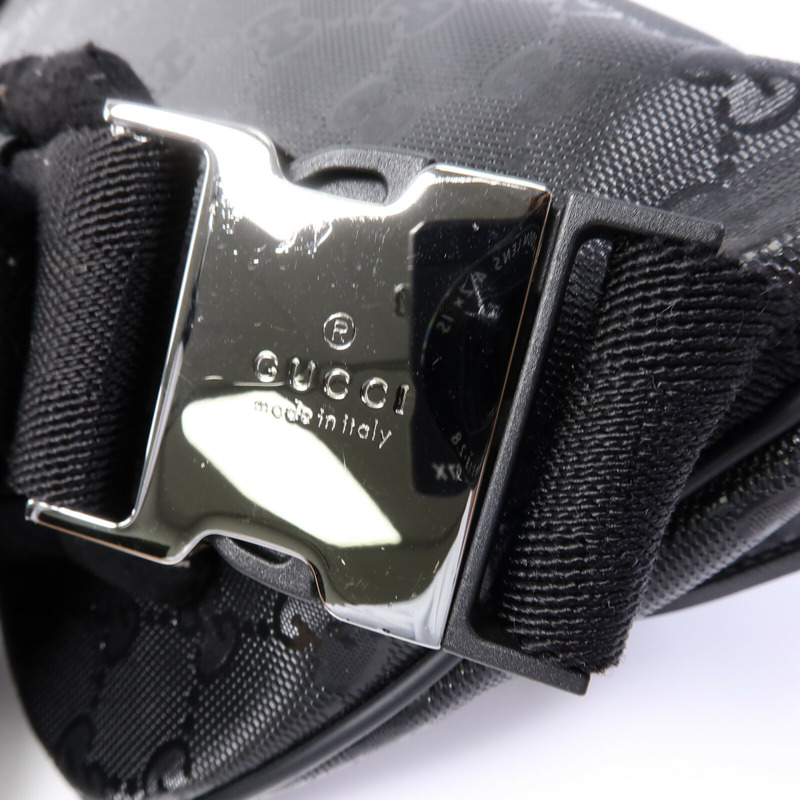GUCCI 塗層帆布GG Imprime Waist Bag腰包-6