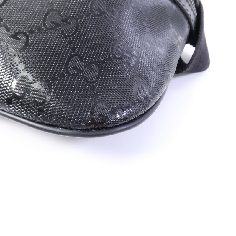 GUCCI 塗層帆布GG Imprime Waist Bag腰包-9