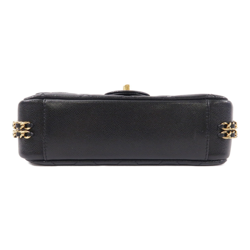 CHANEL 牛皮皮革22P Mini Flap Bag鏈帶肩背袋-3