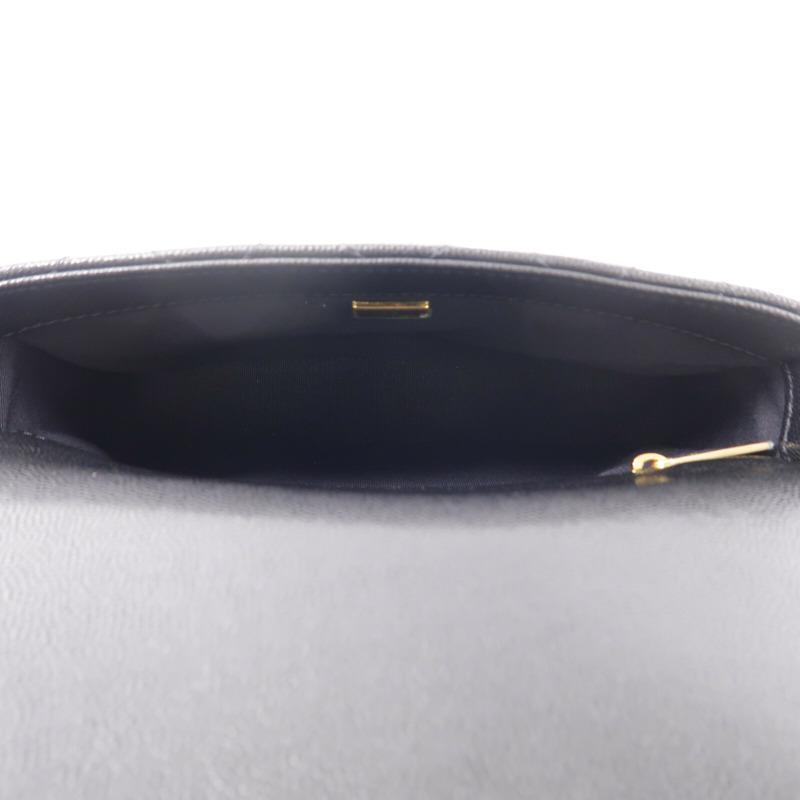 CHANEL 牛皮皮革22P Mini Flap Bag鏈帶肩背袋-4