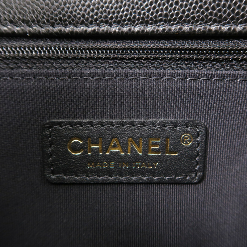 CHANEL 牛皮皮革22P Mini Flap Bag鏈帶肩背袋-5