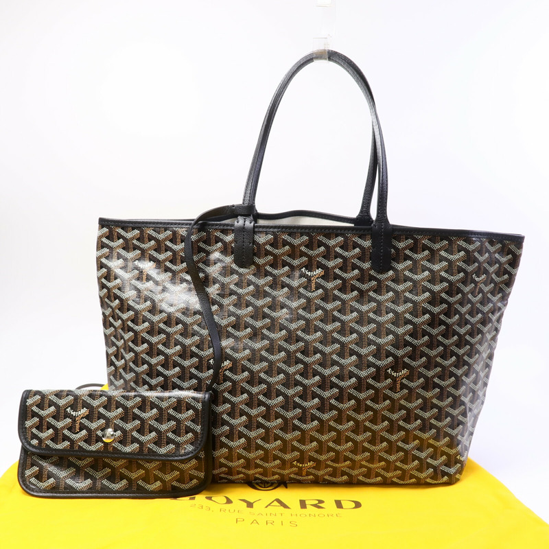 GOYARD 塗層帆布Saint Louis PM手挽袋-8