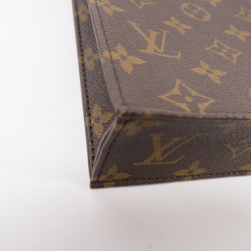 LOUIS VUITTON Monogram Petit Sac Plat手挽肩背兩用袋-8